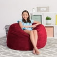 thumbnail image 2 of Comfy Sacks Kids 3’ Memory Foam Bean Bag Chair, Choose Color, 2 of 6