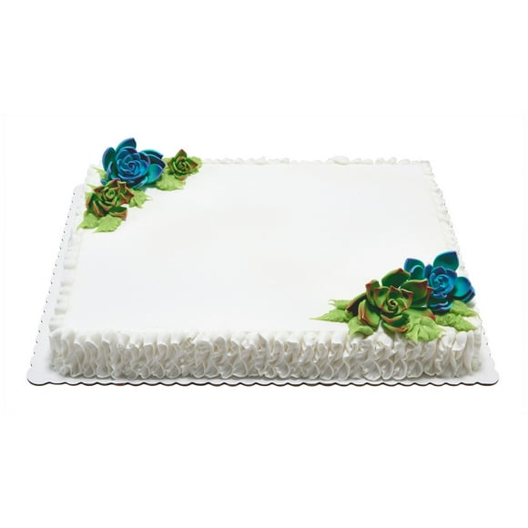 Member's Mark Succulents with Ruffles Half Sheet Cake