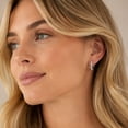 thumbnail image 3 of 1.00 CT.T.W. Lab Created Diamond Huggie Earring in 14K Gold, 3 of 3