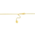 thumbnail image 2 of Adjustable Cable Link Chain Necklace in 14K Gold, 0.90mm, 2 of 4