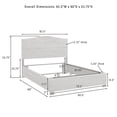 thumbnail image 10 of Crosley Furniture Natural Finish Serena Bed, Assorted Sizes, 10 of 11