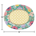 thumbnail image 2 of Member's Mark Spring Oval, Paper Plates, 10" x 12", 50 ct., 2 of 9