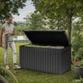 thumbnail image 5 of Keter 170 Gal. Resin Deck Box Large Indoor/Outdoor Storage, 5 of 13