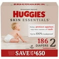 thumbnail image 1 of Huggies Skin Essentials Baby Diapers, Sizes 1-6, 1 of 12
