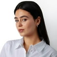 thumbnail image 5 of High Polish Hoop Earrings in 14K Gold, 5 of 6