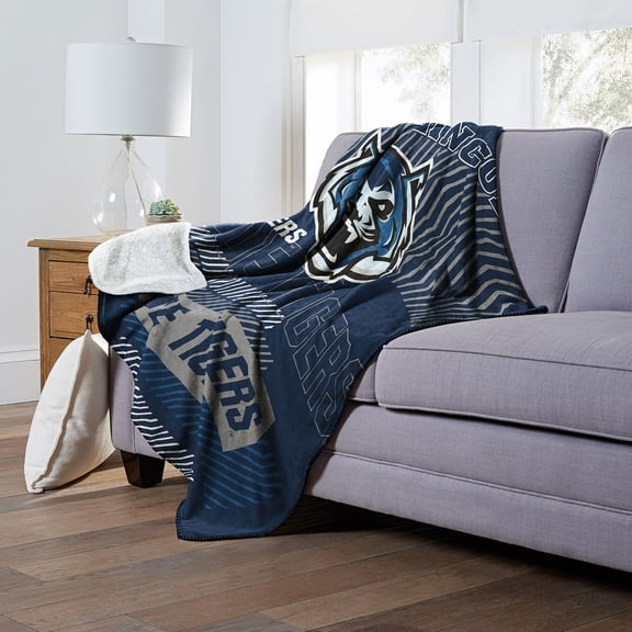 Officially Licensed NCAA Cloud Throw Blanket with Sherpa Back, 60" x 70"