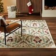 thumbnail image 1 of Frosty Bells Yale Haven Washable Recycled Holiday Area Rug, Assorted Sizes & Designs, 1 of 5