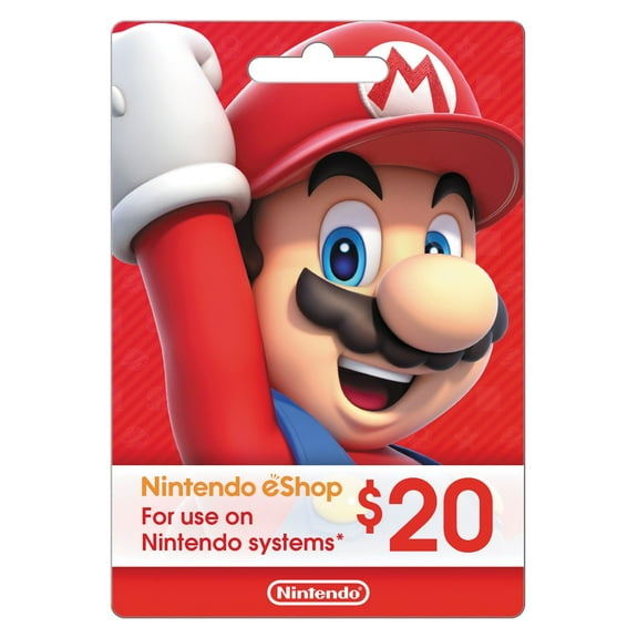 Nintendo Gift Card, Various Amounts