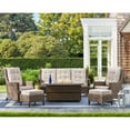 thumbnail image 1 of Member's Mark Park City Deep Seating Fire Set with Sunbrella Fabric, 6pc, 1 of 6