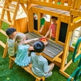 thumbnail image 15 of KidKraft Adventure Bend Wooden Swing Set with Three Slides, 15 of 19