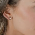 thumbnail image 6 of Lab Created Diamond Earrings in 14K Gold, 6 of 7