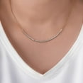 thumbnail image 5 of 1.00 CT. T.W. Round Cut Diamond Semi Tennis Necklace in 14K Gold, 5 of 7