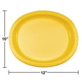 thumbnail image 2 of Artstyle Oval Paper Plates 10" x 12", 50 ct., Choose Color, 2 of 8