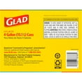 thumbnail image 7 of Glad Small Twist-Tie White Trash Bags, Fresh Clean Scent with Febreze Freshness, 4 gal., 156 ct., 7 of 8