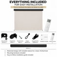 thumbnail image 15 of Rechargeable Motorized Outdoor Sun Shade With Protective Valance - Chalk, 15 of 15