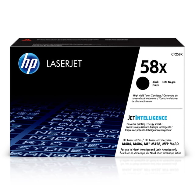 HP 58X, High-Yield Black Original LaserJet Toner Cartridge