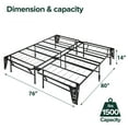 thumbnail image 9 of ZINUS Night Therapy 14” Cooling Hybrid Mattress Set With Antimicrobial Cover, 9 of 10