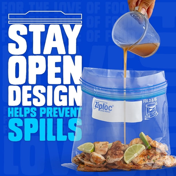 Ziploc Stay Open Design Gallon Freezer Bags, 152 ct. - Samsclub.com