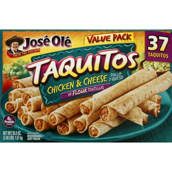 Jose Ole Chicken and Cheese Taquitos, Frozen 37 ct.