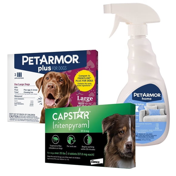 PetArmor Plus Capstar Flea & Tick Bundle for Large Dogs, 45-88 lbs.