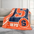 thumbnail image 2 of Logo Brands Syracuse Orange 60"x70" Super Plush Blanket, 2 of 6