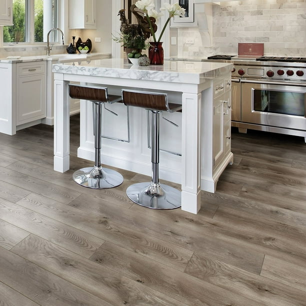 Select Surfaces Warm Gray Spill Defense Laminate Flooring