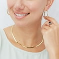 thumbnail image 5 of 14K Rose Gold Treated Oval Smokey Quartz & 0.33CT White & Brown Diamond Ring, 5 of 5