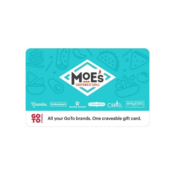 Moe's Southwest Grill $50 Email Delivery Gift Card - Samsclub.com