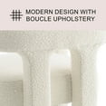 thumbnail image 3 of Mila Boucle Fabric Dining Chair, Assorted Colors, 3 of 10