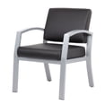 thumbnail image 4 of BOSS Office Fabric Upholstered Steel Frame Guest Arm Chair, 4 of 6