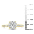 thumbnail image 4 of 1.00 CT. T.W.  Round Cut Cluster Diamond Ring in 14K Gold, 4 of 7