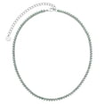 thumbnail image 1 of Round Cut Lab Created Tennis Necklace in Sterling Silver, 1 of 5