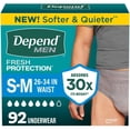 thumbnail image 3 of Depend Fresh Protection Incontinence Underwear for Men, Choose Size, 3 of 11