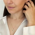 thumbnail image 8 of Reversible Cross Necklace 16"-18" in 14K Yellow Gold, 8 of 10