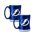 thumbnail image 1 of Logo Brands Tampa Bay Lightning 14oz Relief Mug Set, 1 of 5
