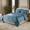 thumbnail image 1 of Member’s Mark 3-Piece Cotton-Tencel™ Sateen Comforter Set, Assorted Sizes, 1 of 5