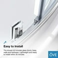 thumbnail image 16 of Breeze 34” x 34” x 77” Corner Shower Kit with Clear Glass, Walls, Base and Hardware, 16 of 21