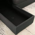 thumbnail image 7 of Lincoln Fabric Reversible Storage Sectional with Pullout Bed, Assorted Colors, 7 of 11
