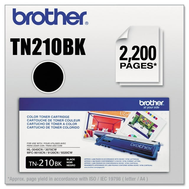 Brother TN210 Toner Cartridge, Select Color