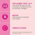 thumbnail image 3 of Neocell Hair, Skin & Nails Beauty Builder Gummies, 200 mg. Collagen, Lemon 120 ct., 3 of 11