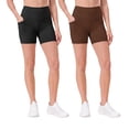 thumbnail image 1 of Member's Mark Women's 2-Pack 5-Inch Inseam Bike Short, 1 of 15