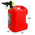 thumbnail image 2 of Scepter SmartControl 5 Gallon Dual Handle Gas Can Fuel Container, 2 of 7