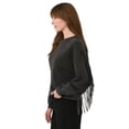 thumbnail image 2 of Edited by Maren Morris Women's Fringe Sweatshirt, 2 of 13