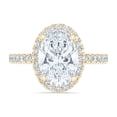 thumbnail image 6 of Lab Created Diamond 3.60 CT.T.W. Oval Cut Bridal Set, 6 of 9