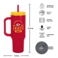 thumbnail image 3 of Logo Brands Kansas City Chiefs Stainless Steel Leakproof Tumbler, 3 of 6
