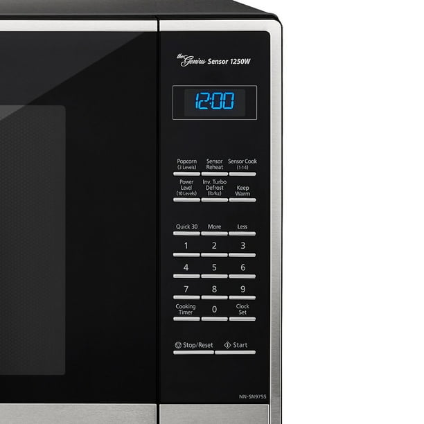 美品☆Panasonic ECONAVI ☆2016年式☆ Panasonic 2.2 cu. ft. Stainless Steel 1250W Microwave Oven With