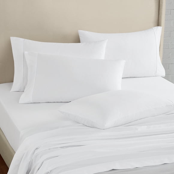 London Fog 6-Piece Ultra-Soft Microfiber Sheet Set, Assorted Sizes