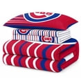 thumbnail image 2 of Logo Brands Chicago Cubs Twin/Twin XL Bed-In-A-Bag Set, 2 of 5