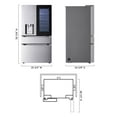 thumbnail image 5 of LG 29 cu. ft. 4-Door French Door Refrigerator w/ Instaview MyColor, 5 of 11