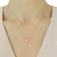 thumbnail image 4 of Reversible Heart Pendant Necklace in 14K Gold, 4 of 5